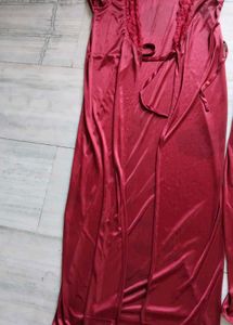 Red Maroon Colour Nighty