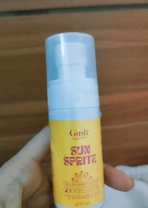 New Gush suncrean spray