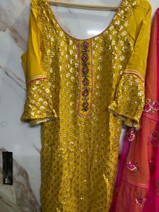 Yellow Suit, With Skirt