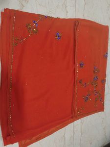 Designer Saree With Heavy Work