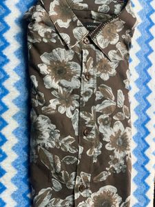 Floral Print Casual Shirt