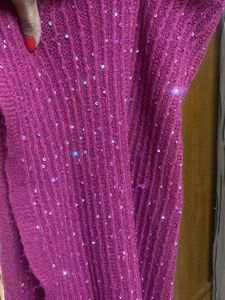 Warm Stole With Sequence
