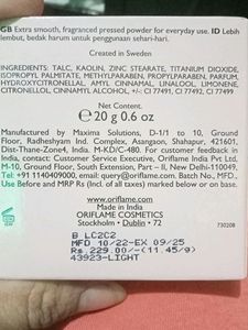 Oncolour Face Powder