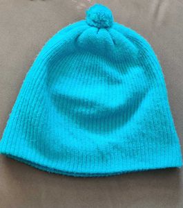 Woolen Cap For Kids Blue Colour