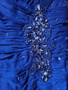 ❤️‍🔥Xscape-Rhinestone Ruched Designers Dress❤️‍🔥