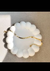 Gold Herringbone Bracelet