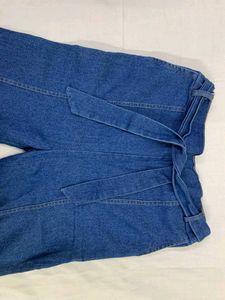 Denim Wide Leg Pants