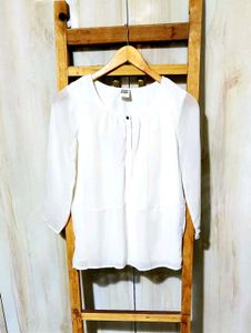 Branded Offwhite Top With Lining Size-32