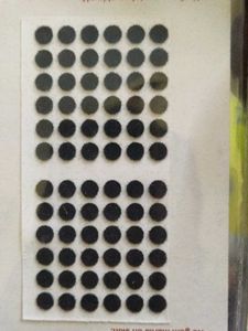 Eyetex Pallavi Kumkum Black Bindi 5 Pcs In One