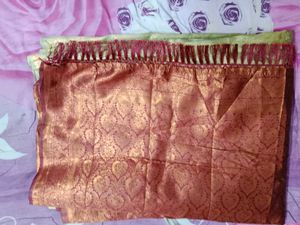 Elegant Litchi SILK Saree With Banarasi Touch