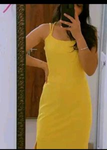 Yellow Bodycon Dress
