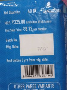 Paree Sanitary Pads
