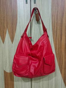 Red Hobo Bag
