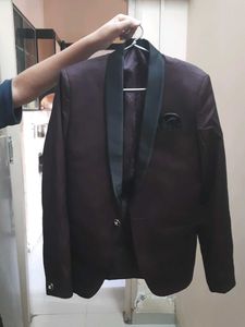 Stylish Burgundy Blazer