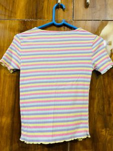 Striped Pastel Top