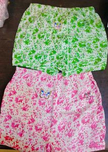Cute Girls&#39; Shorts pack of 8