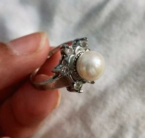 Real Pearl Silver Ring TARNISH FREE