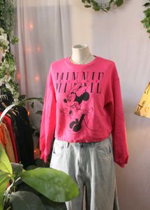 Zara Pink Minnie Mouse Sweatshirt