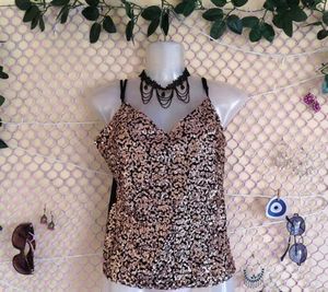 Size M/L 🎁Buy 2 Get 1 Free 🎁Sequin Cami Top