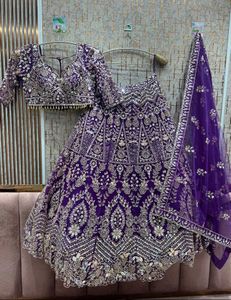 Elegant Blue Lehenga Choli With Dupatta