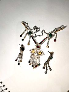 Vintage Rhinestone Jewelry Set