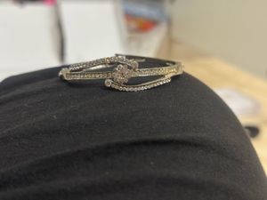 Sparkling Rhinestone Bangle Bracelet