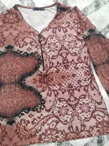 Animal Print Zip Top