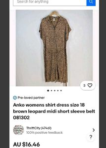 Leopard Print Dress