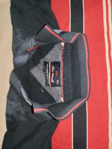 Vintage Striped Polo Shirt For Men