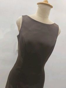 Elegant Brown Maxi Dress