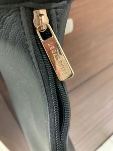 Black Cresent Shape Hand Bag