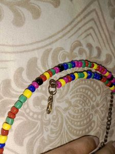 Rainbow Beaded Necklace