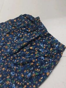 Printed Blue Shorts