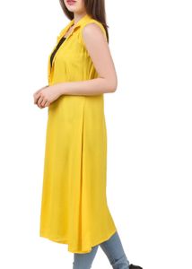 Yellow Sleeveless Dress