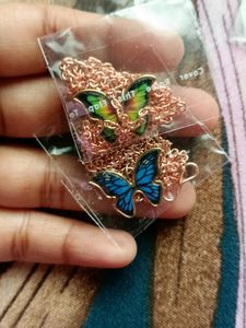 Butterfly Charm Necklaces