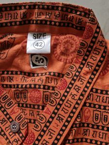 Ethnic OM Print Kurta