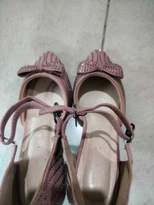 Pink Rhinestone Heels with Bows