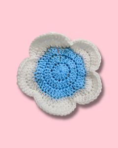 Handmade Crochet Daisy Coasters (Set of 2)
