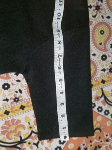 Black Turtle Neck Top