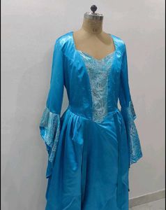 Blue Renaissance-Style Dress