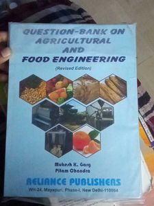Agricultural &amp; Food Engineering Book