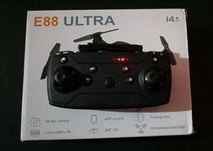 Black foldable drone E88 Ultra