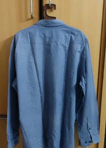 Peter England Striped Blue Shirt!