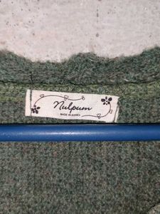 Women's Winter Fashion Cardigan Sweater Green 💚