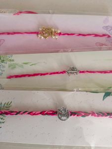 2 Resin Colourful Rakhi