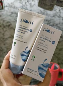 Plum Combo Of Face Wash And Serum