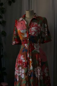 Floral Shirt Dress