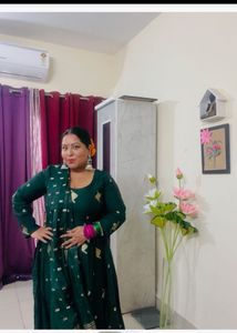 Green Silk Embroidered Kurta Set Fixed Price