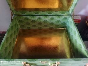 🟩New Green Colour Cardboard Storage Bo