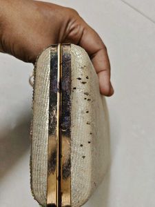 Gold Embellished Clutch